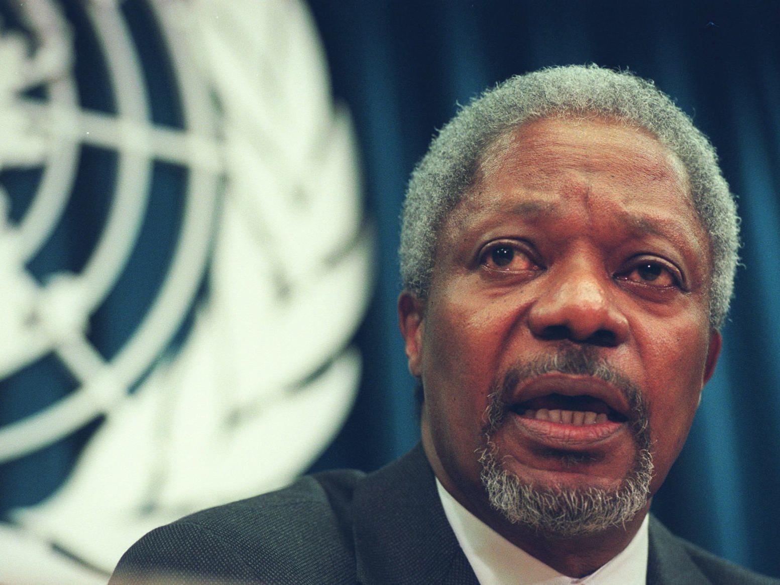 1553x1165 Former UN Secretary General Kofi Annan's Life In Photo