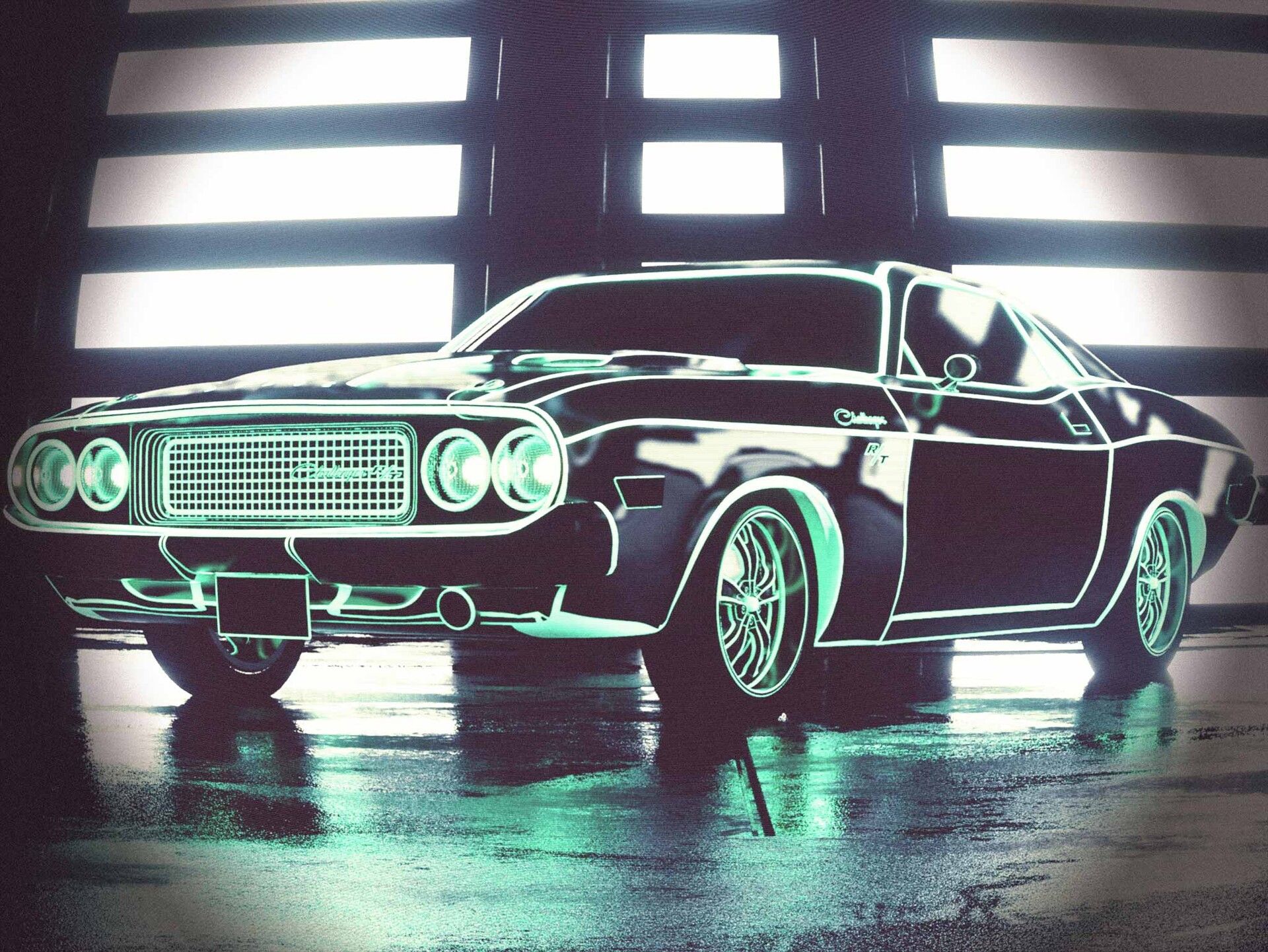 1920x1441 Cameron Schulz Challenger (Neon)