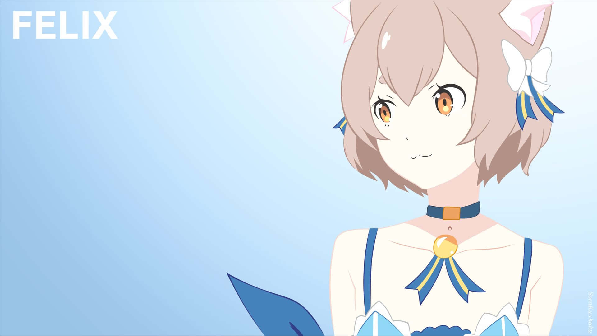 1921x1080 Download Felix Argyle, the charming and skilled healer from Re: Zero Wallpaper