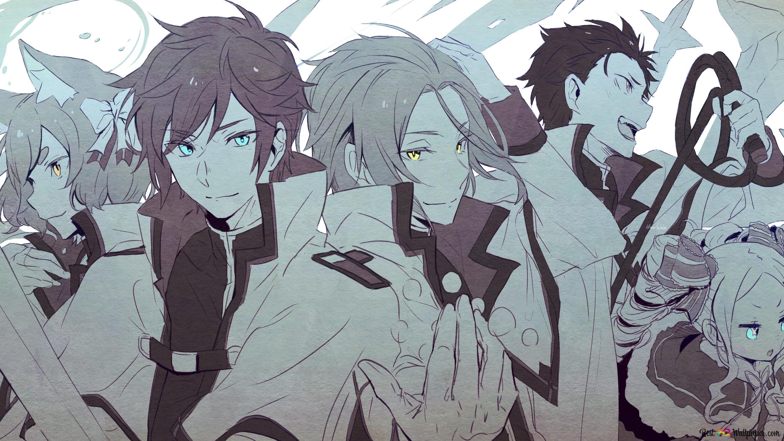2560x1440 Re:Zero Argyle, Reinhard Van Astrea, Julius Juukulius, Natsuki 2K wallpaper download