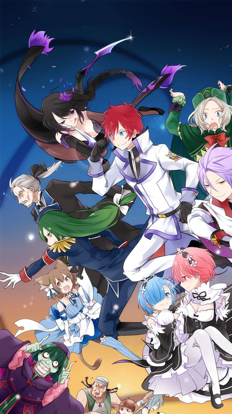 750x1334 Phone wallpaper: Anime, Re:zero Starting Life In Another World, Petelgeuse Romanée Conti 1253734