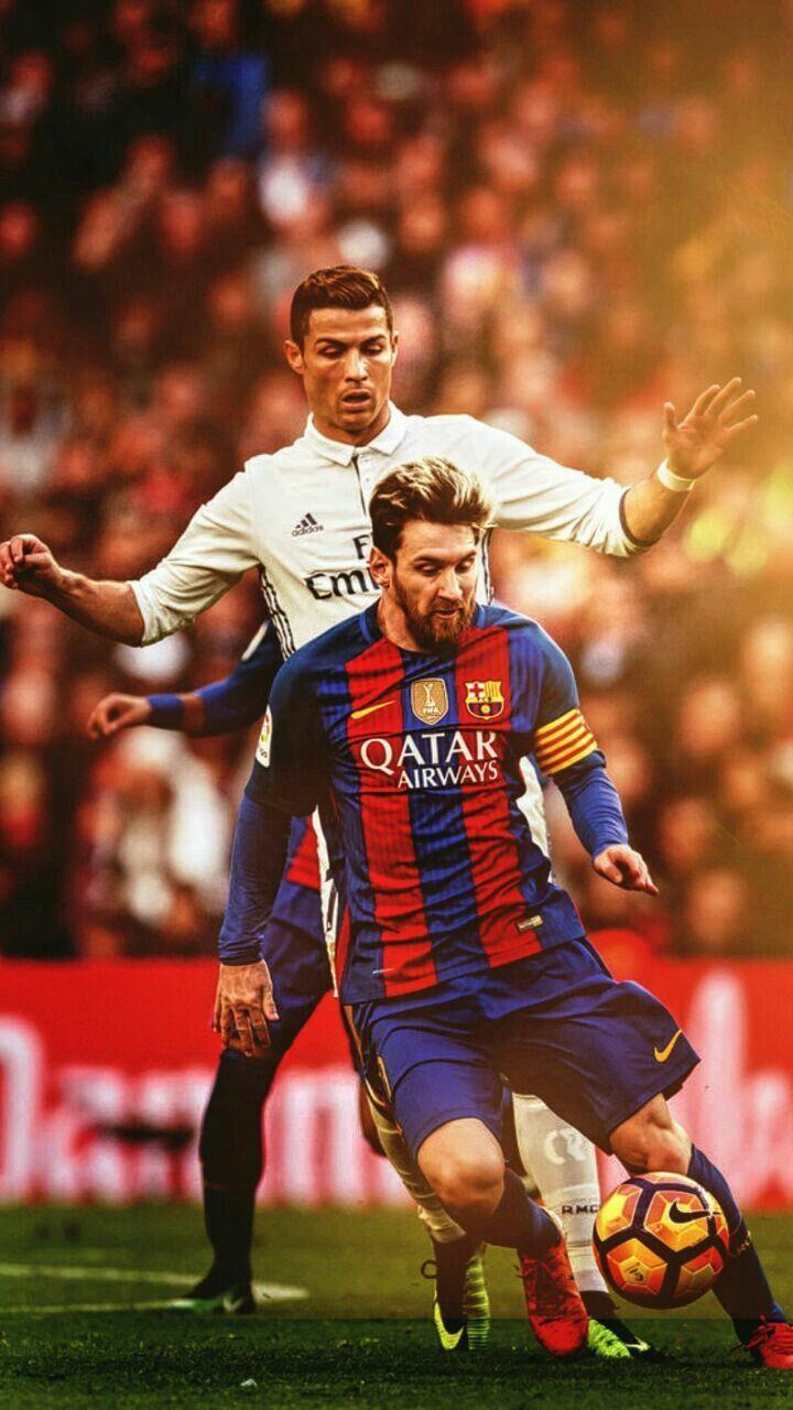 720x1280 Messi Ronaldo Mobile HD Wallpaper