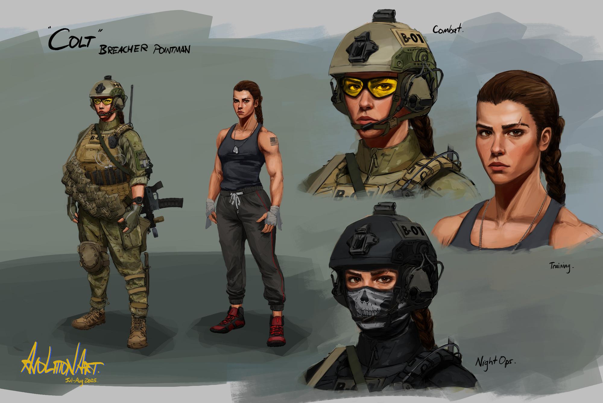 2000x1336 Door Kickers 2 Fan Art Project Colt Concepts, Lore, and Character Exploration