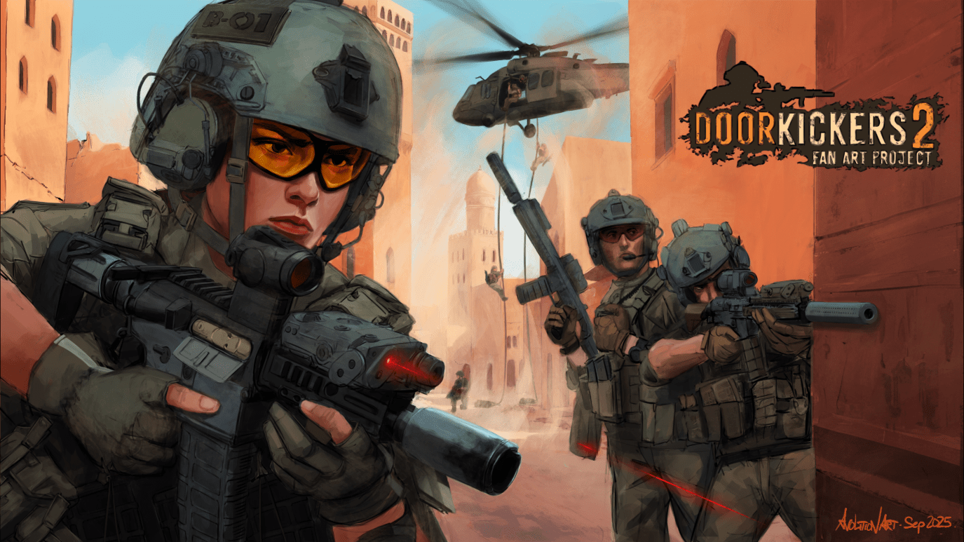1375x773 Door Kickers 2 Fan Art Project Colt Concepts, Lore, and Character Exploration
