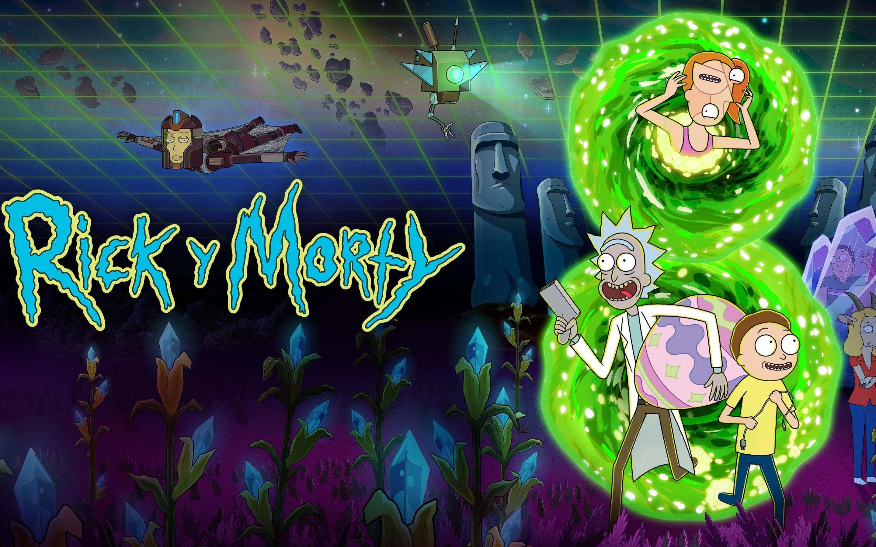 2880x1800 Rick and Morty Wallpaper 4K, Season 2025 series
