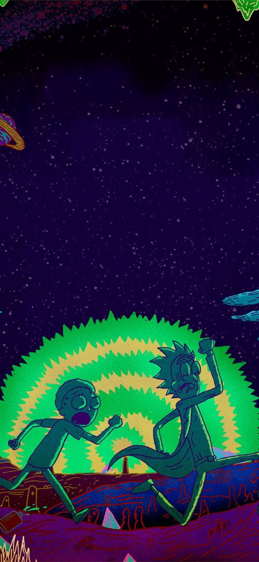 828x1792 Rick And Morty HD wiki iPhone 11 Wallpaper Free Download