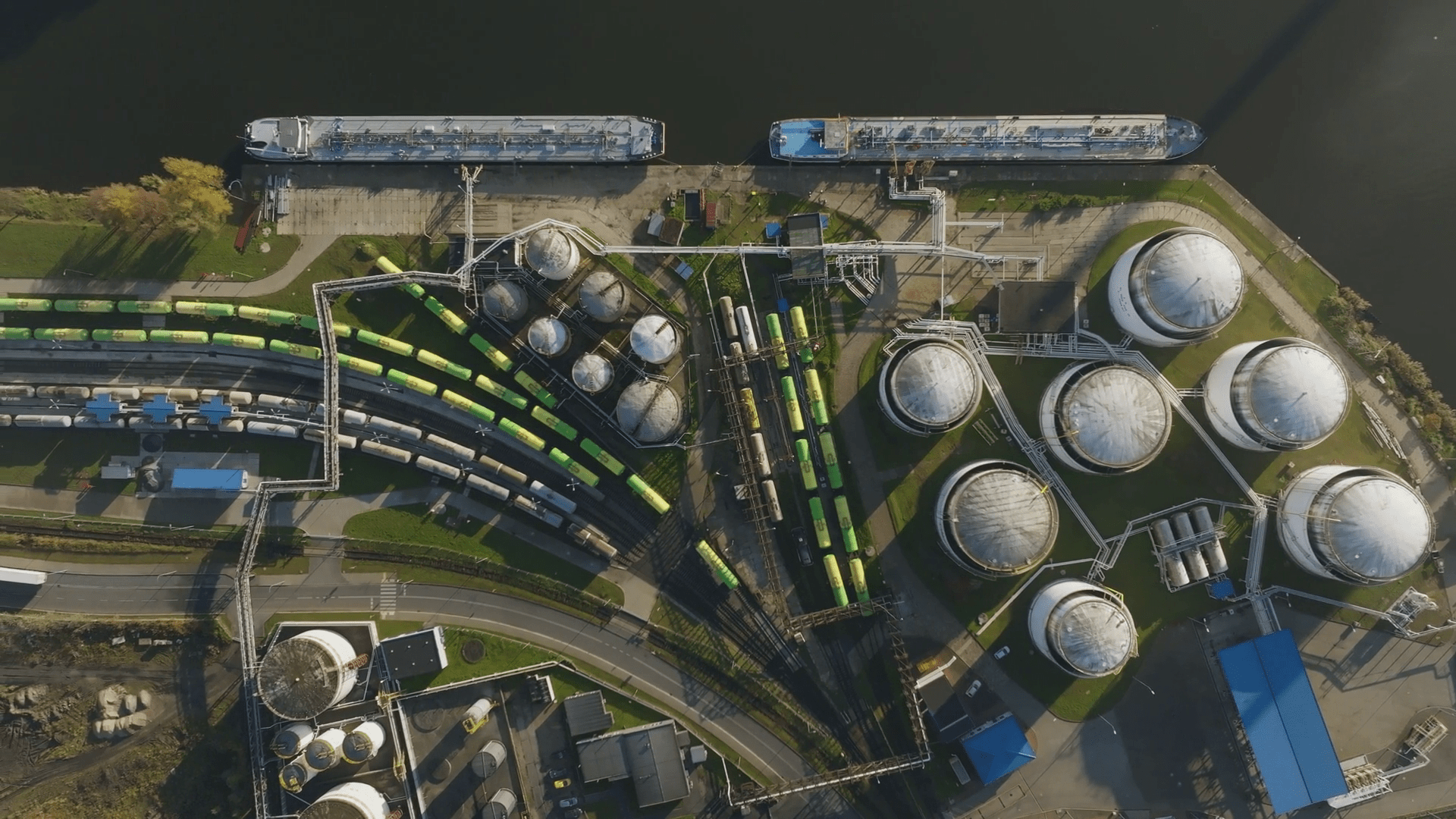 1920x1080 Oil Terminal Stock Footage: Royalty Free Video Clips