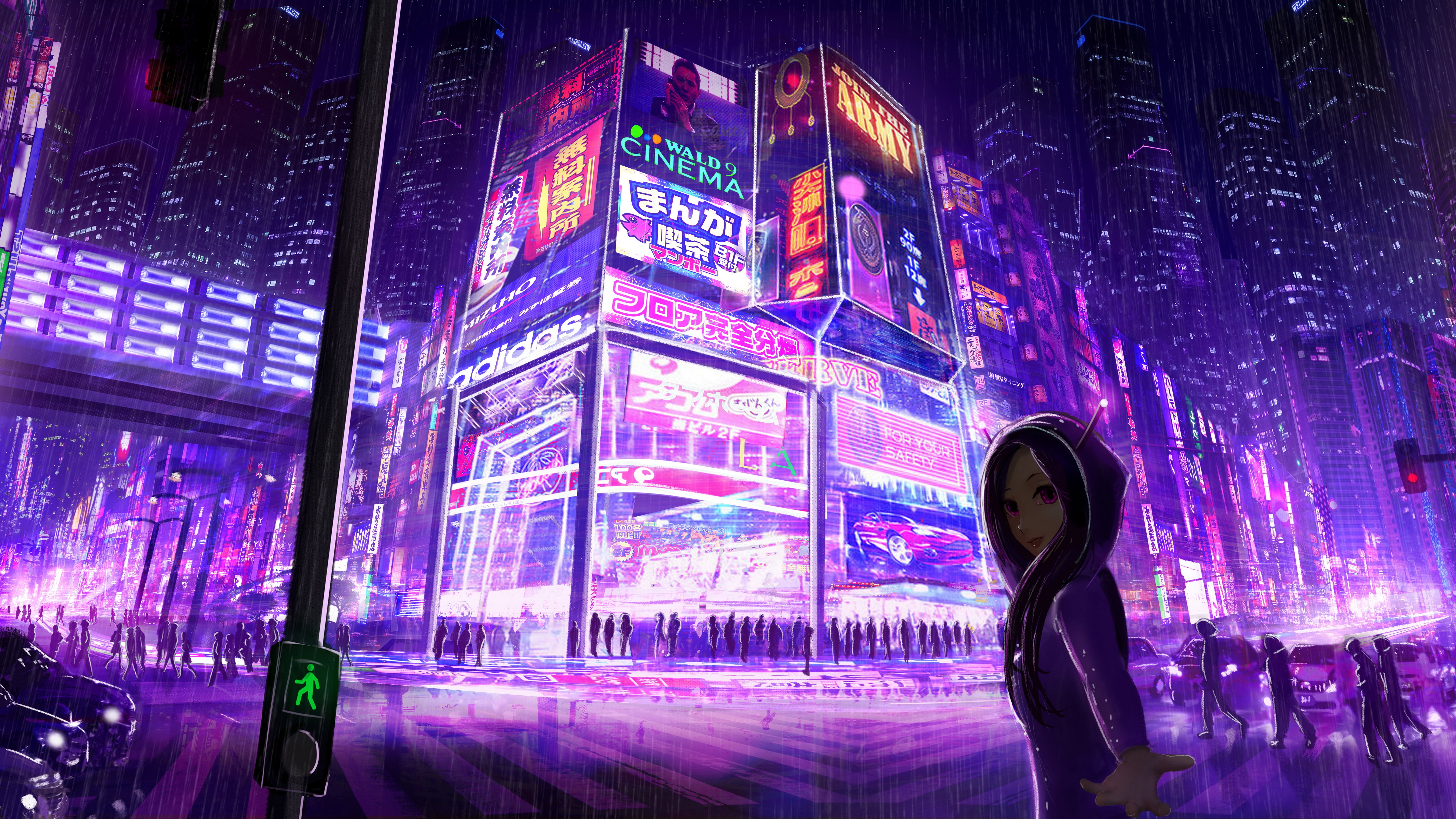 7680x4320 Tokyo midnight walk