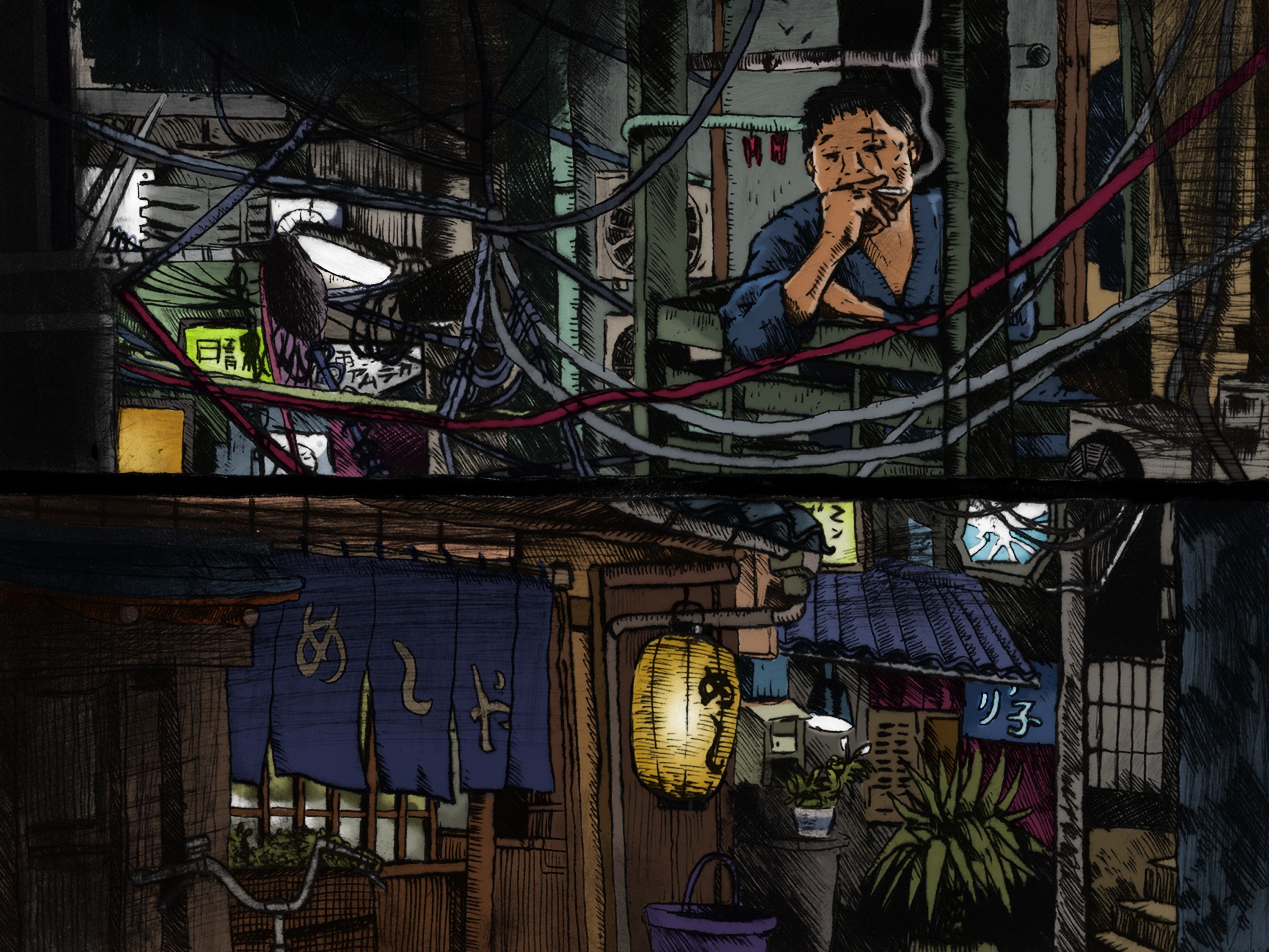 2953x2215 Adrien Cantone diner tokyo stories