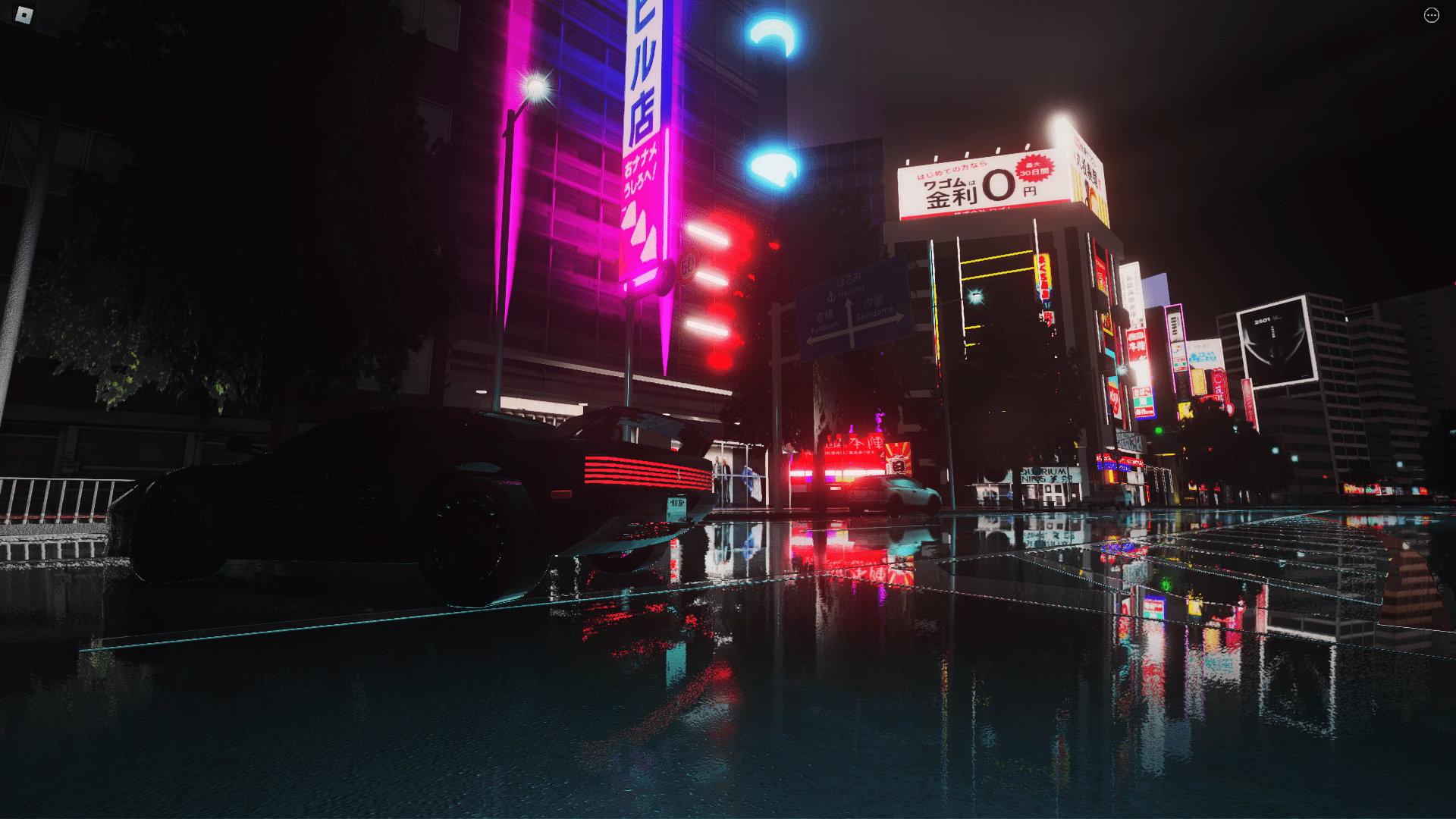 1920x1080 Just got a RTX 3050. (Midnight Racing: Tokyo DEMO)