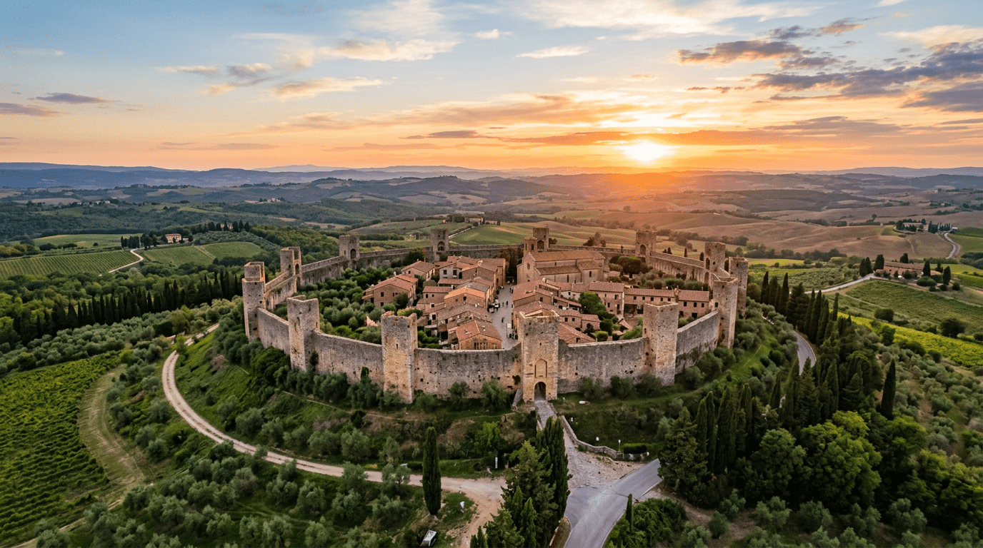 1376x768 Monteriggioni: Tuscany's Perfect Medieval Fortress. Hotel La Magione