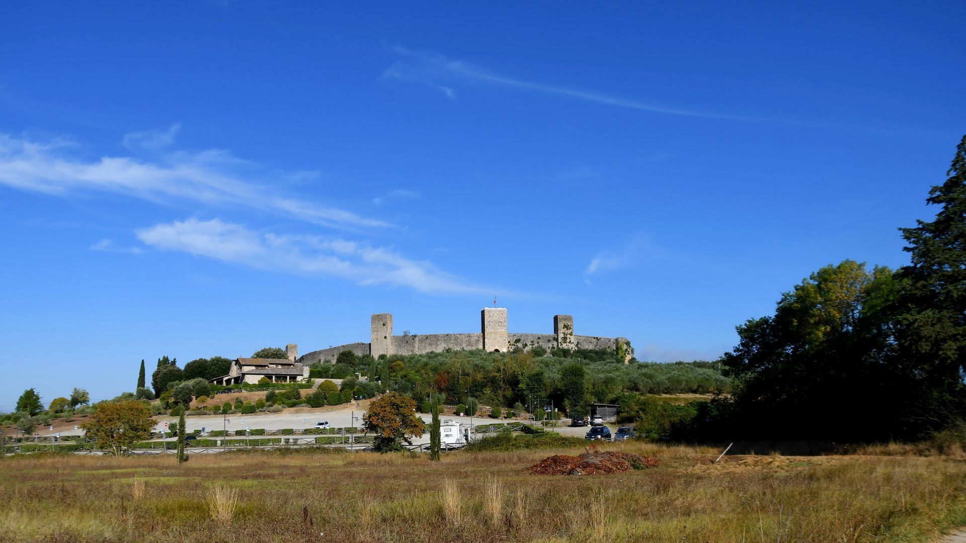 1920x1080 Monteriggioni: Visit Tuscany's Walled Medieval Treasure