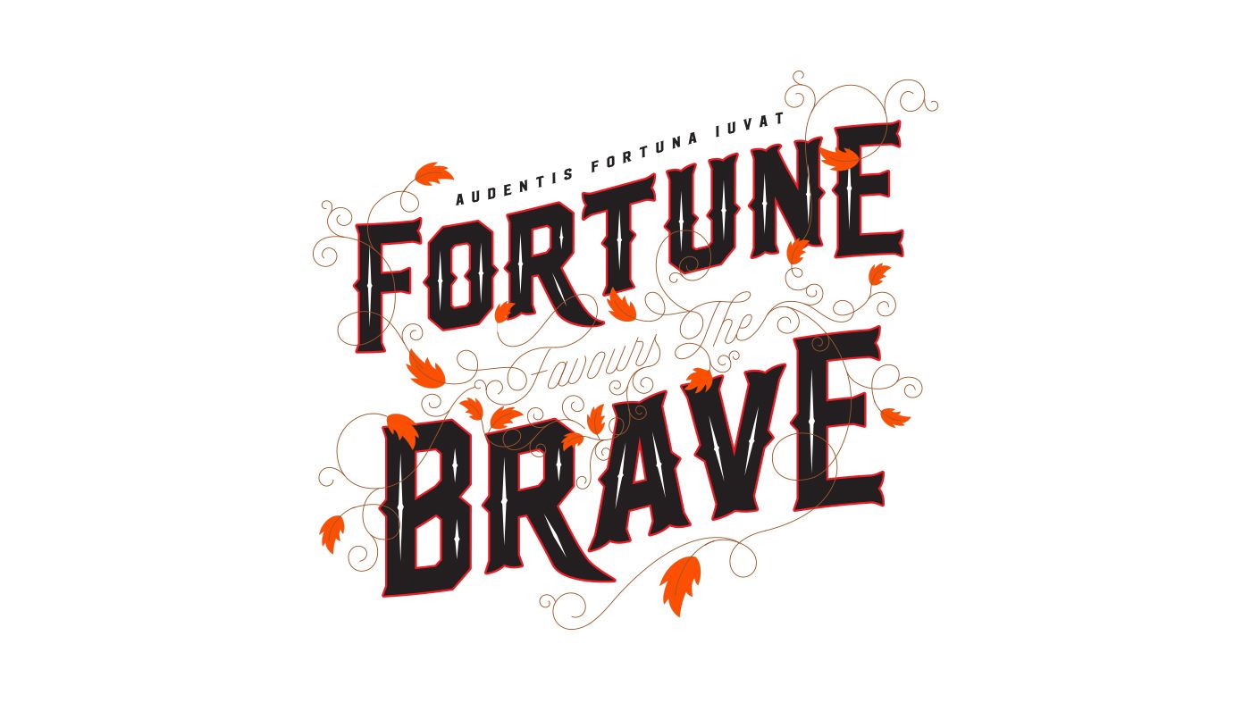 1400x787 Fortune Favours The Brave - Behance