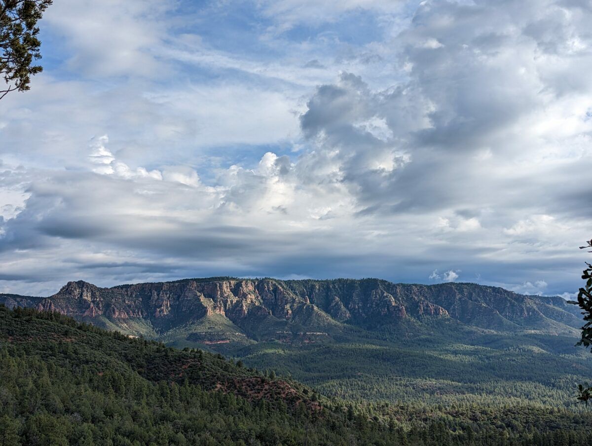 1200x904 a trail across the Mogollon Rim