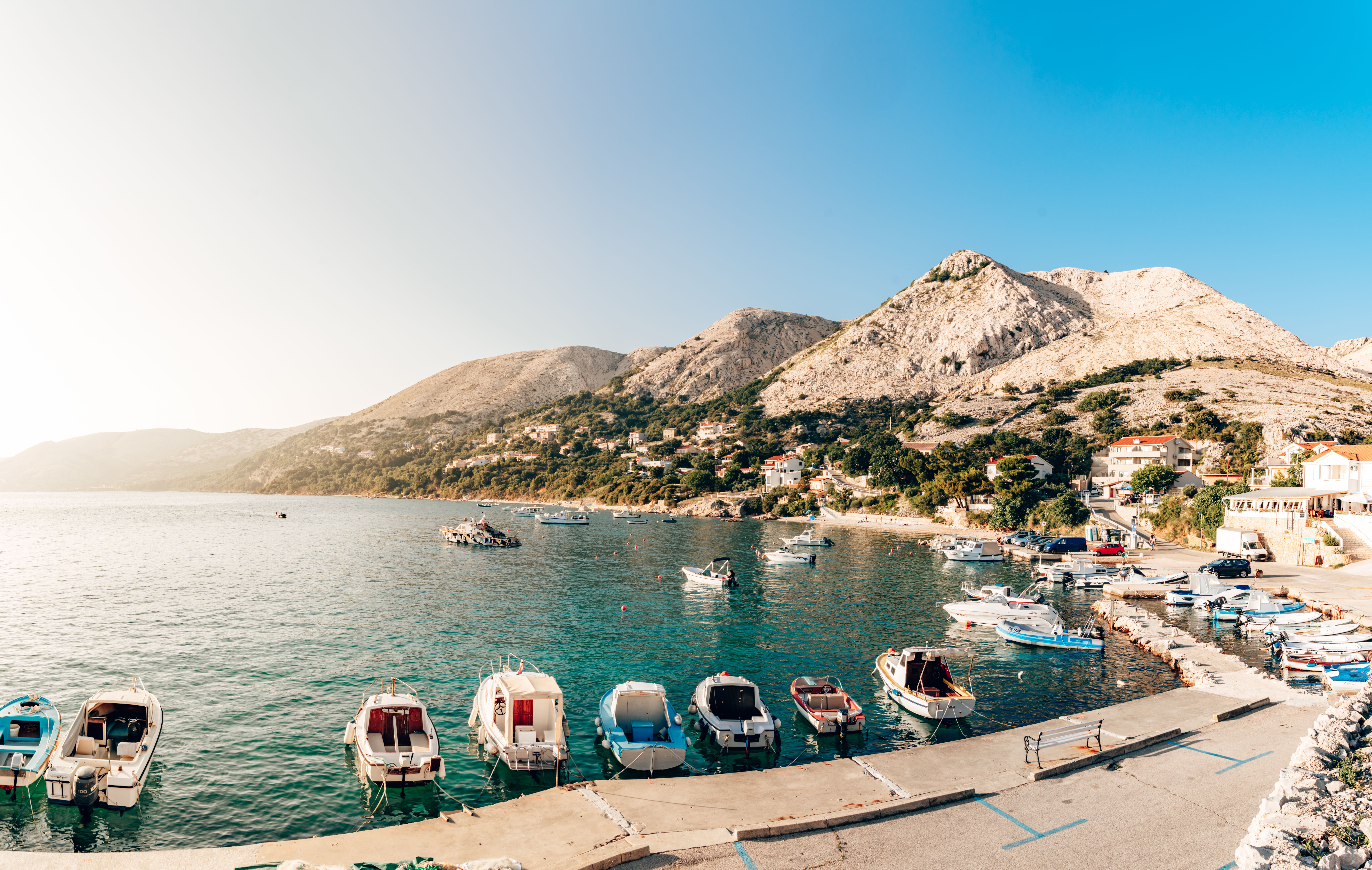 8501x5388 Baska Beach, Krk Island, Croatia · Free