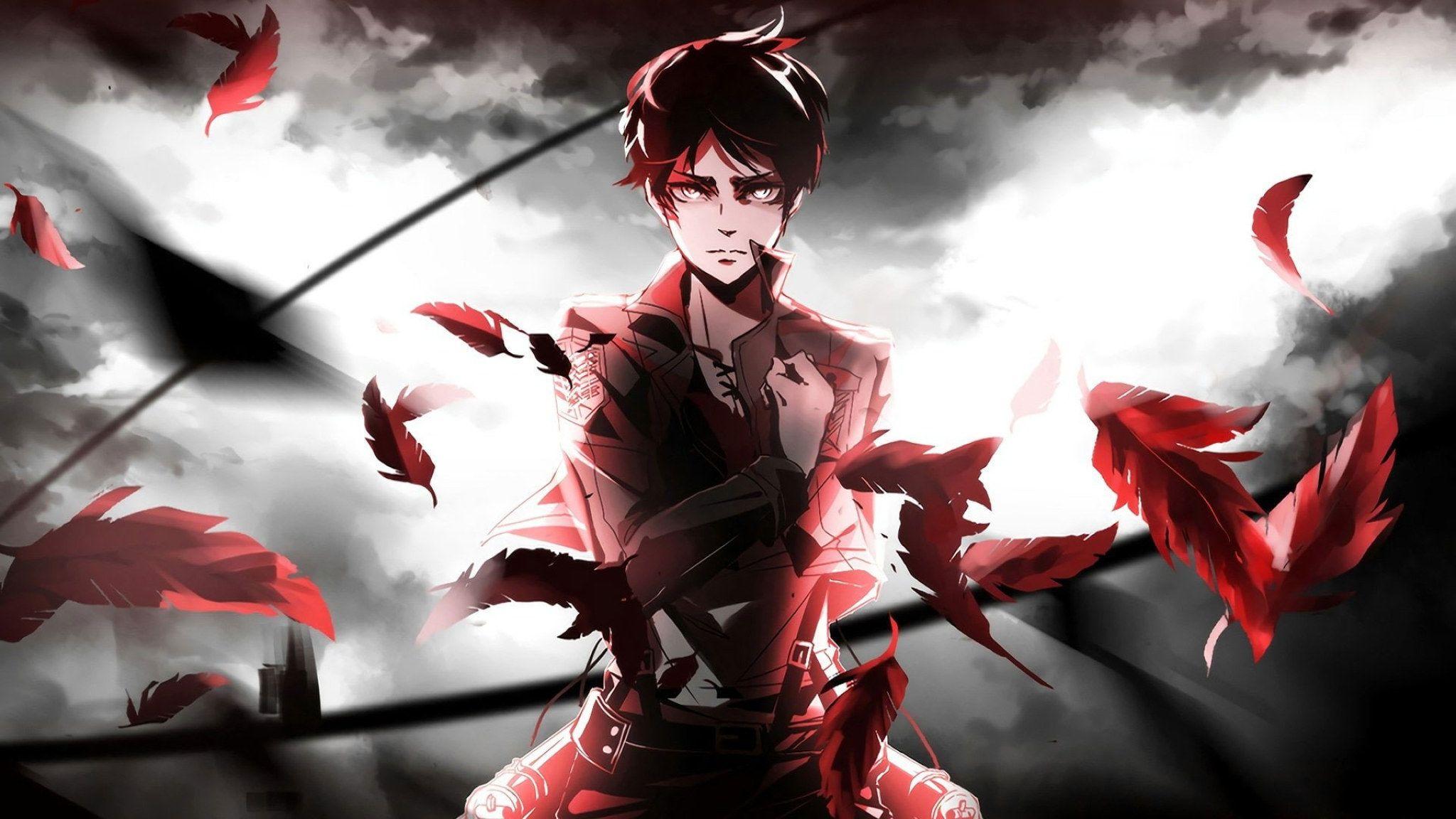 2048x1152 Wallpaper Anime, Attack On Titan, Eren Yeager • Wallpaper For You HD Wallpaper For Desktop & Mobile