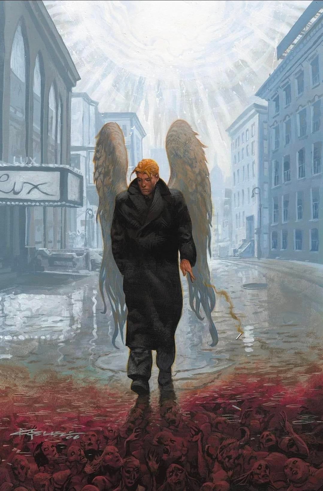 1079x1639 Lucifer and Michael Vs Azathoth (Lovecraft)