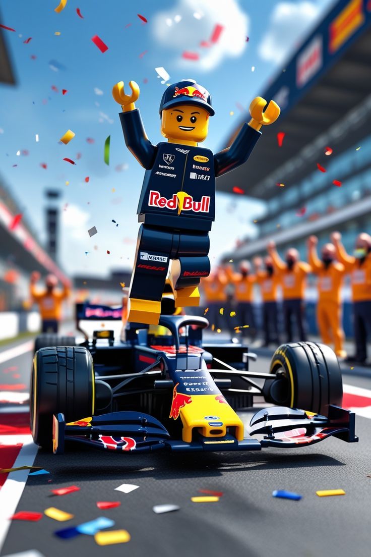 736x1104 Victory for LEGO Verstappen at the Emilia Romagna GP!