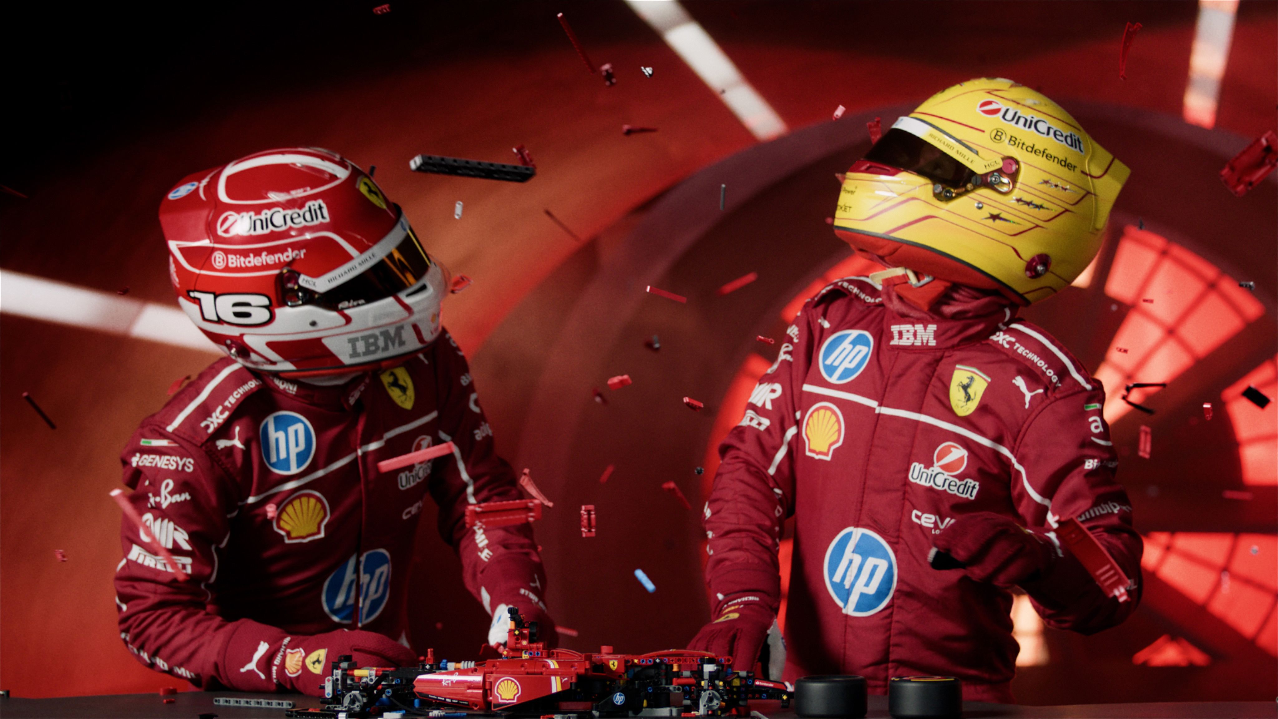 4096x2304 LEGO Technic Scuderia Ferrari Content Video