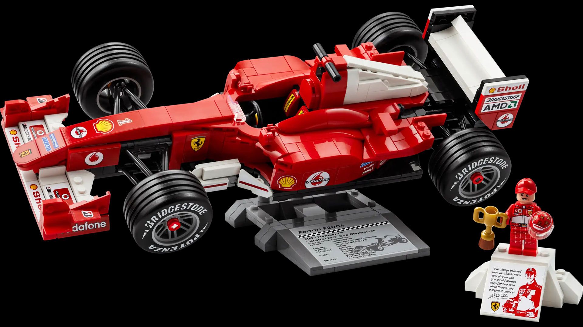 1920x1080 Lego reveals new kit of Michael Schumacher's Ferrari F1 car