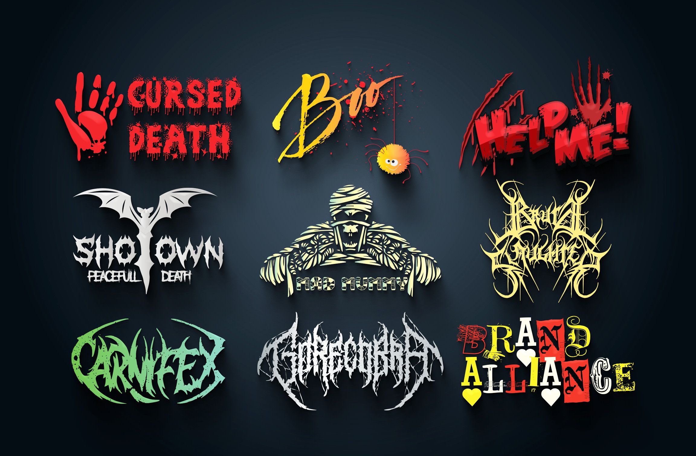 2304x1510 Design a custom horror death metal and deathcore logo