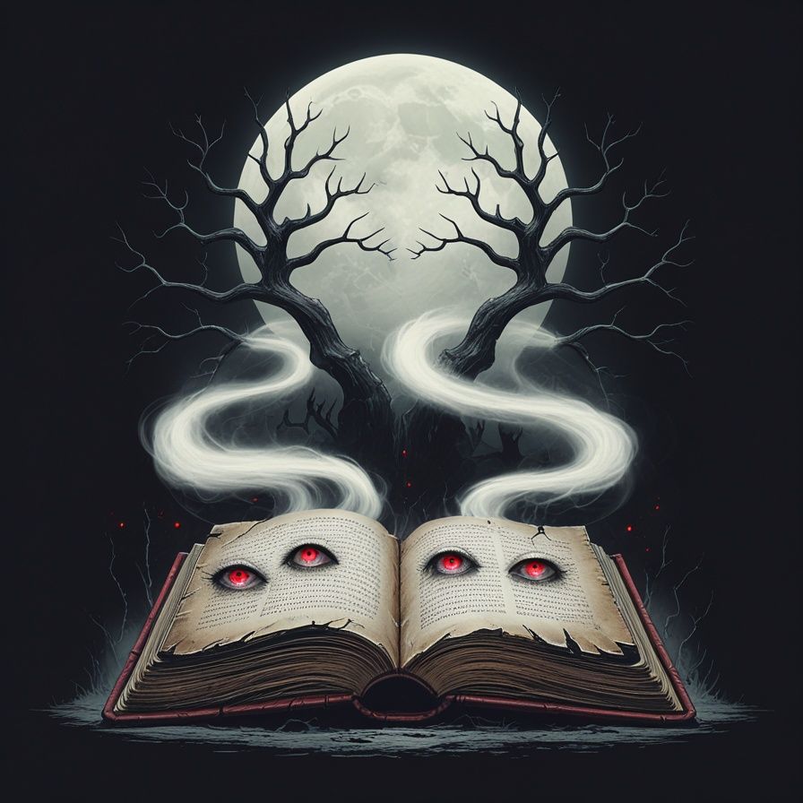 896x896 dark handcrafted horror logo emblem youtube