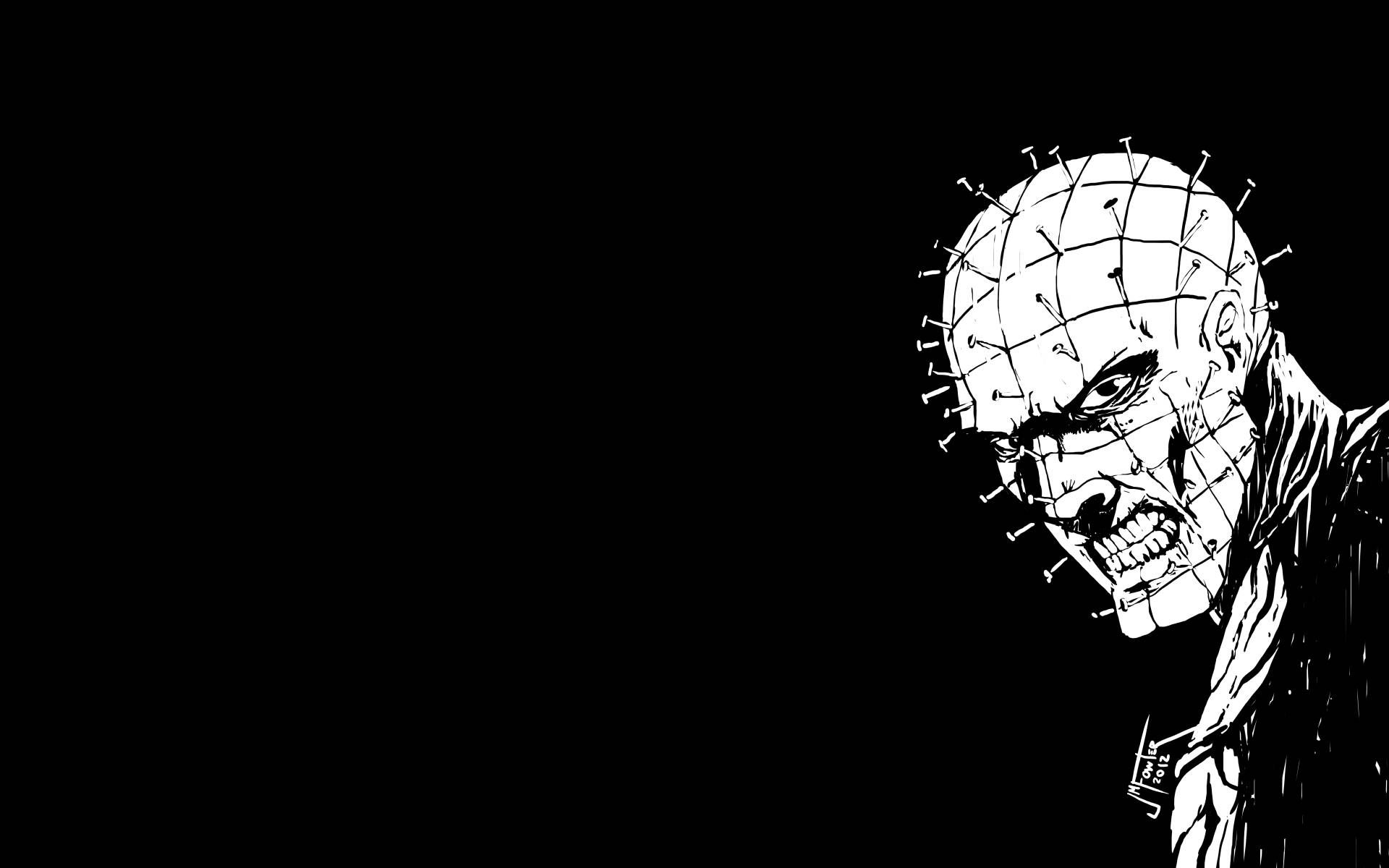 1920x1200 Download Black Pinhead Hellraiser Wallpaper