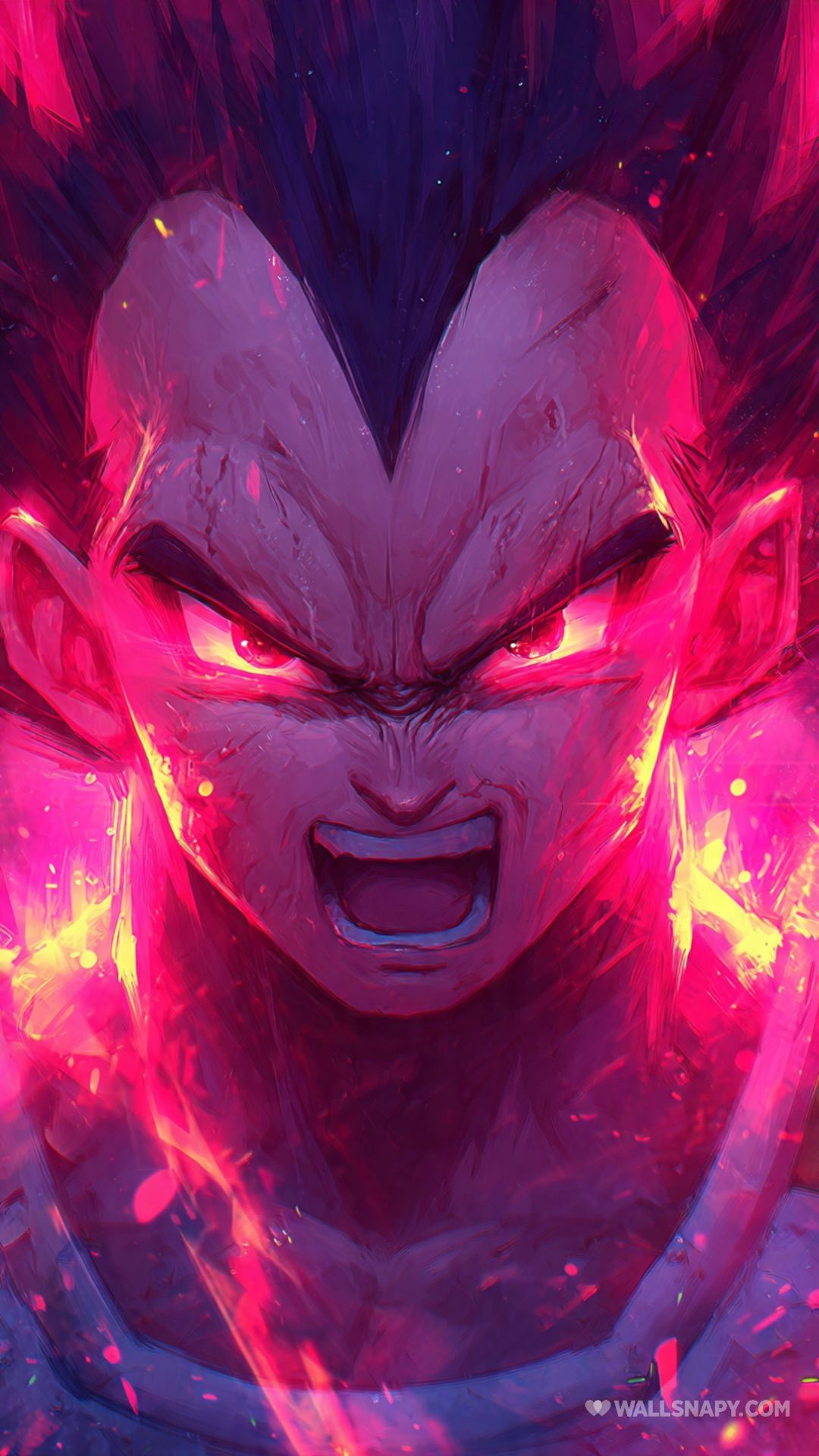 1080x1920 Vegeta final flash anime wallpaper