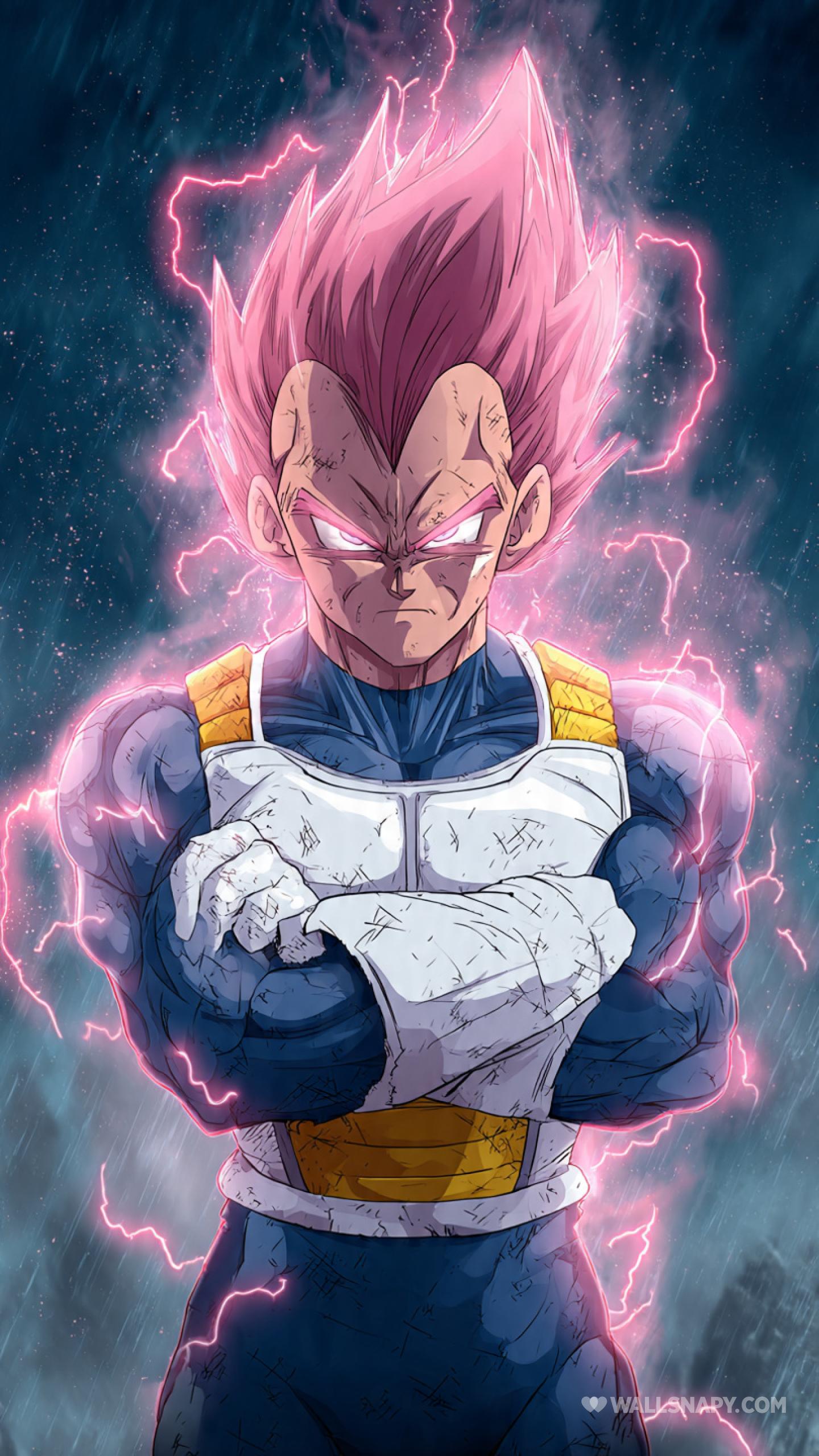 1440x2560 Majin vegeta illustration art anime wallpaper lock screen