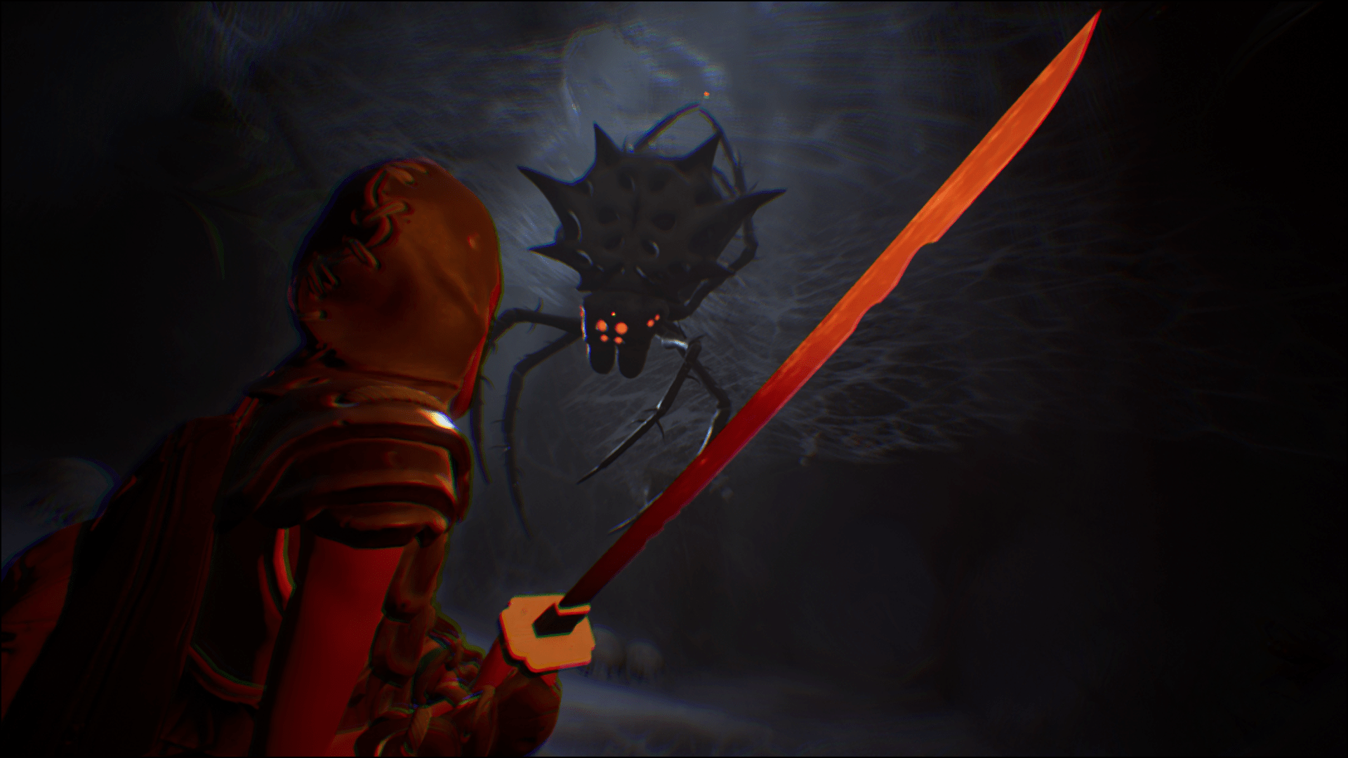 1920x1080 Took this cool screenshot when I fought the broodmother for the 4th time, this was also coincidentally the time I killed her and got the gold card. what do you think?