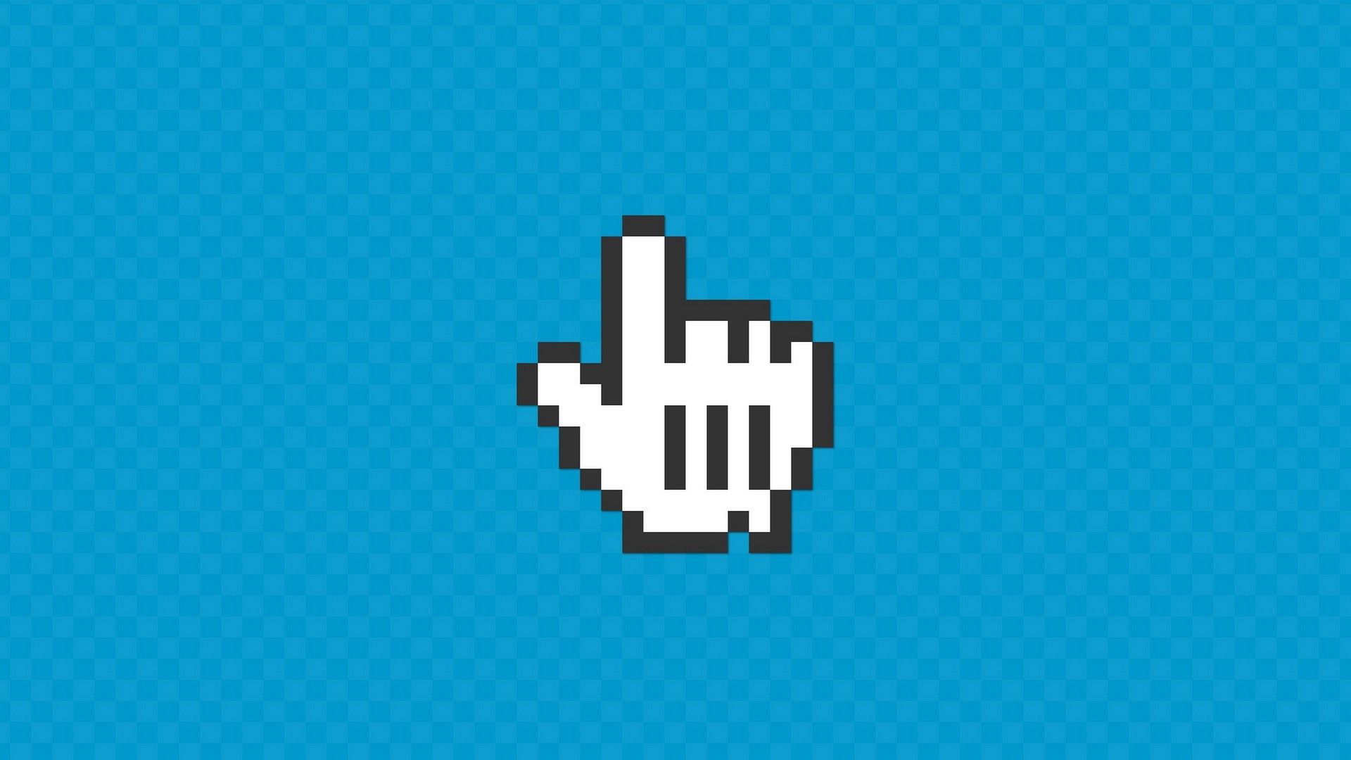 1920x1080 The cursor finger blue background Desktop wallpaper 1920x1080