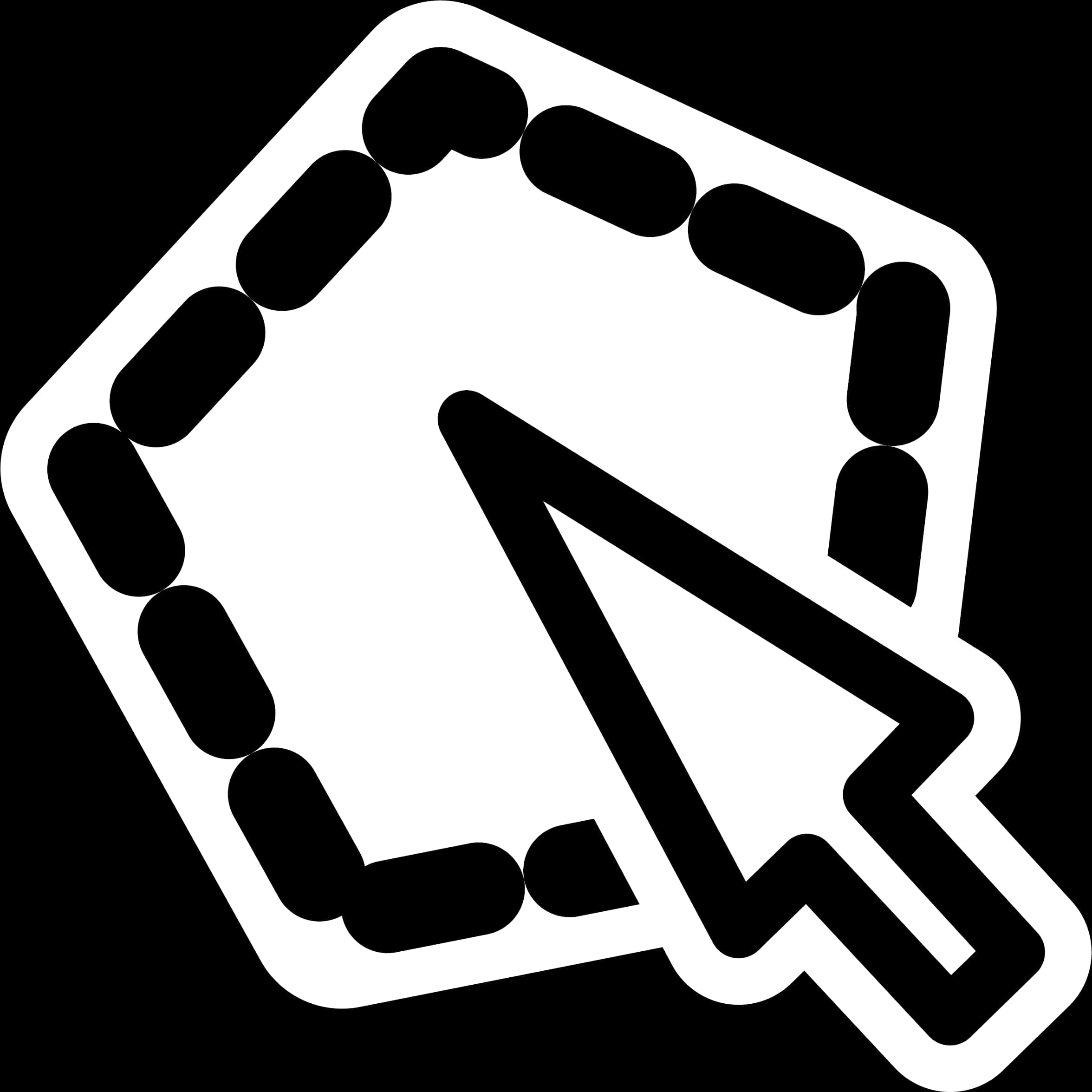 2352x2351 Download Cursor Pointer Icon Wallpaper