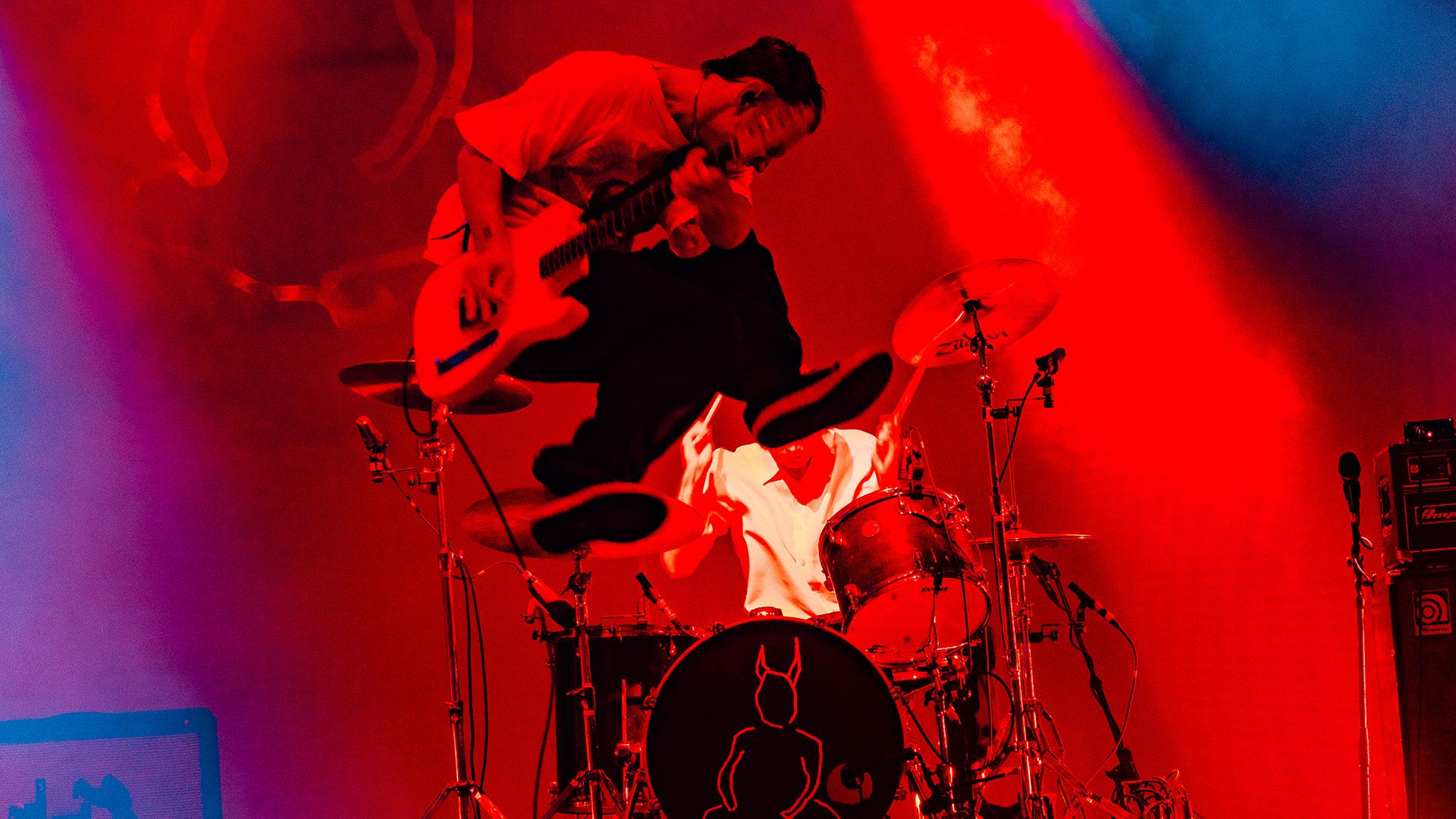 1920x1080 Wunderhorse at Brixton O2 Academy review. Explosive energy from a band worth the hype
