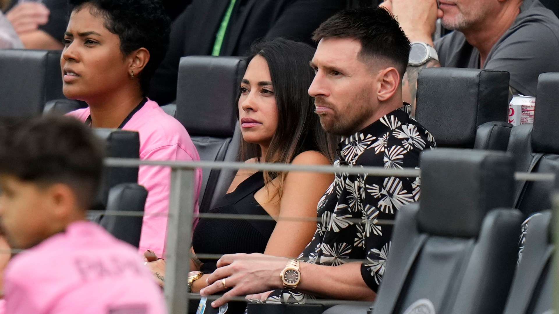 1920x1080 Lionel Messi always shows up! Inter Miami attends Montreal game with wife Antonela Roccuzzo despite seeing injury disrupt fantastic start to 2024 MLS season. Goal.com US