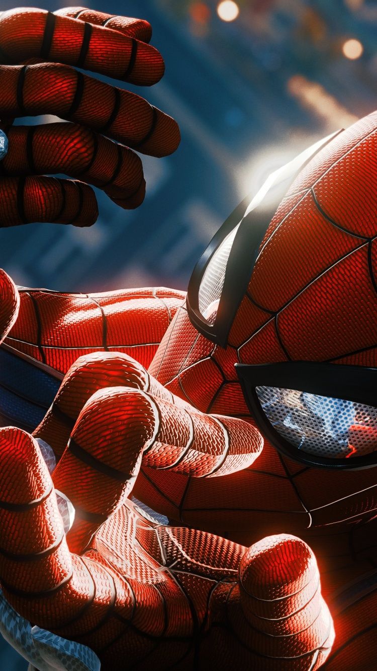 750x1334 Marvel's Spider Man Remastered Wallpaper 4K, Photo Mode, Spiderman
