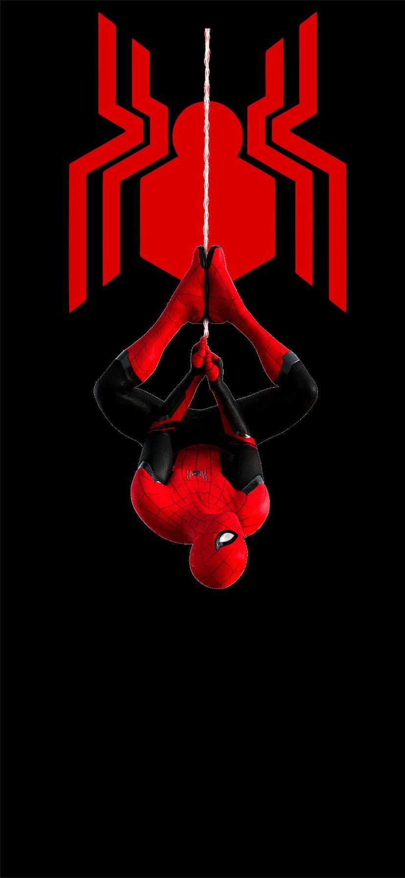 828x1792 Download Spider Man Upside Down Marvel IPhone XR Wallpaper