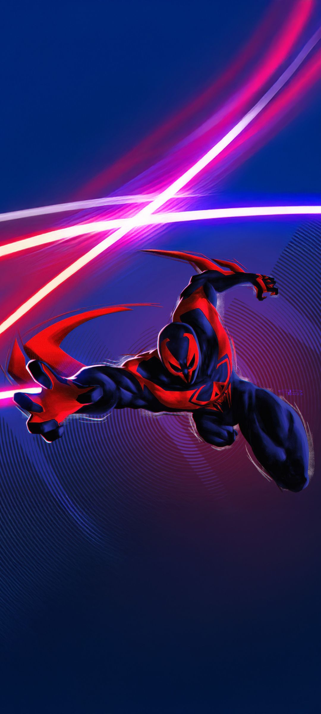 1080x2400 Futuristic Spider Man 2099 Google Pixel 7 , HD 4k Wallpaper , Image, Background, Photos and Picture