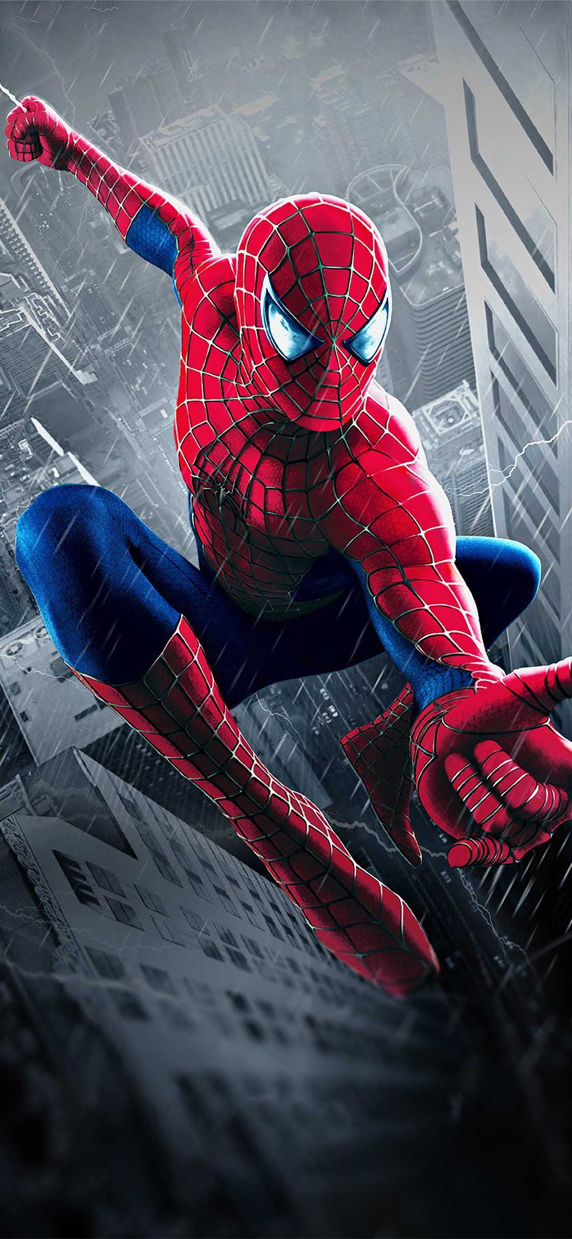 1125x2436 spiderman 2002 iPhone X Wallpaper Free Download