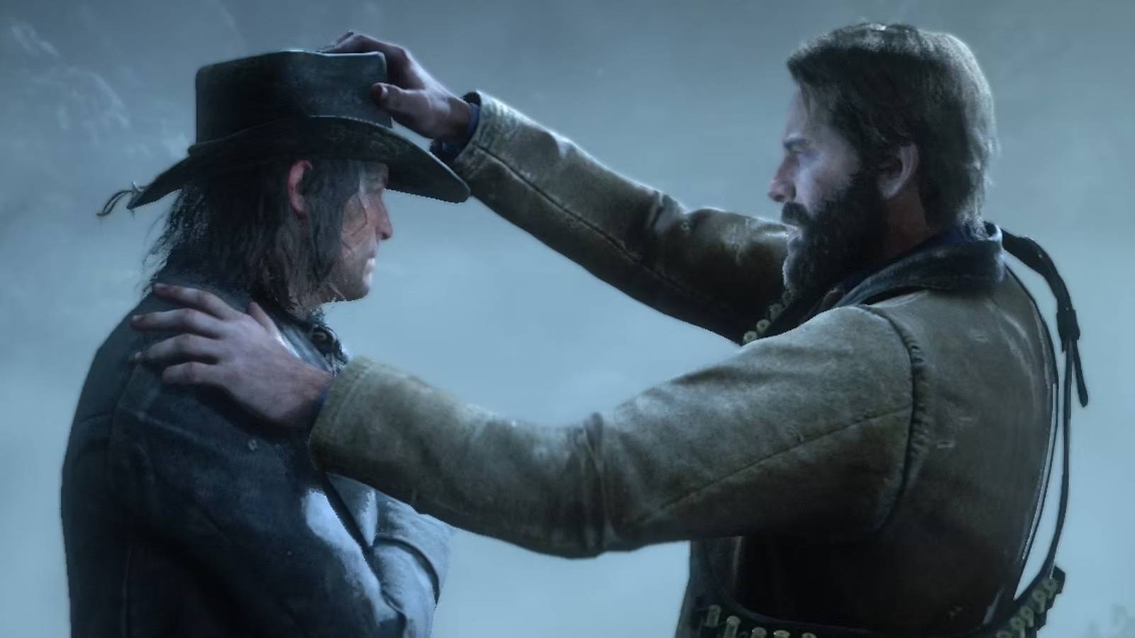 1600x900 Funny Red Dead Redemption 2 Image Shows How Much Better Arthur is Than John At One Thing