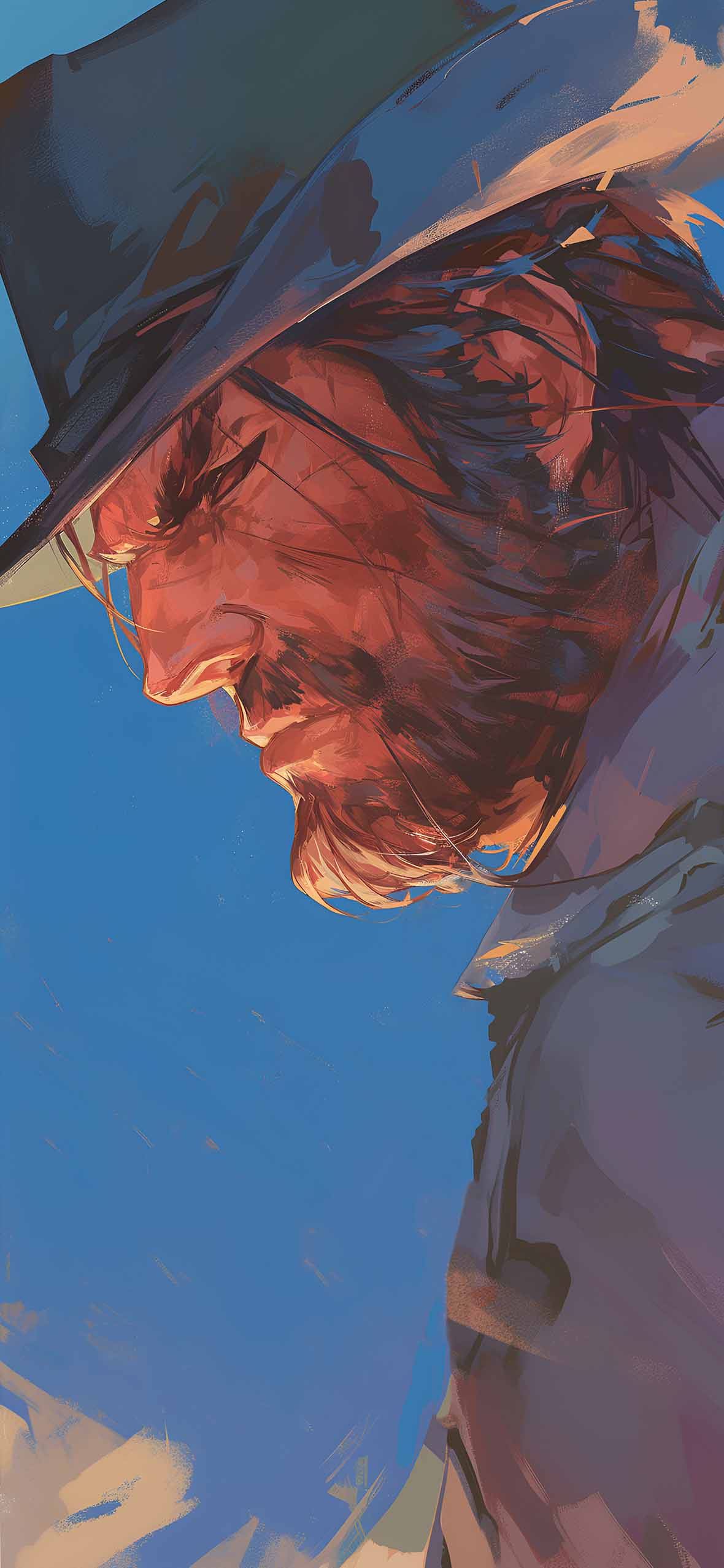 1180x2554 John Marston vs. Arthur Morgan Stunning Matching Wallpaper HD