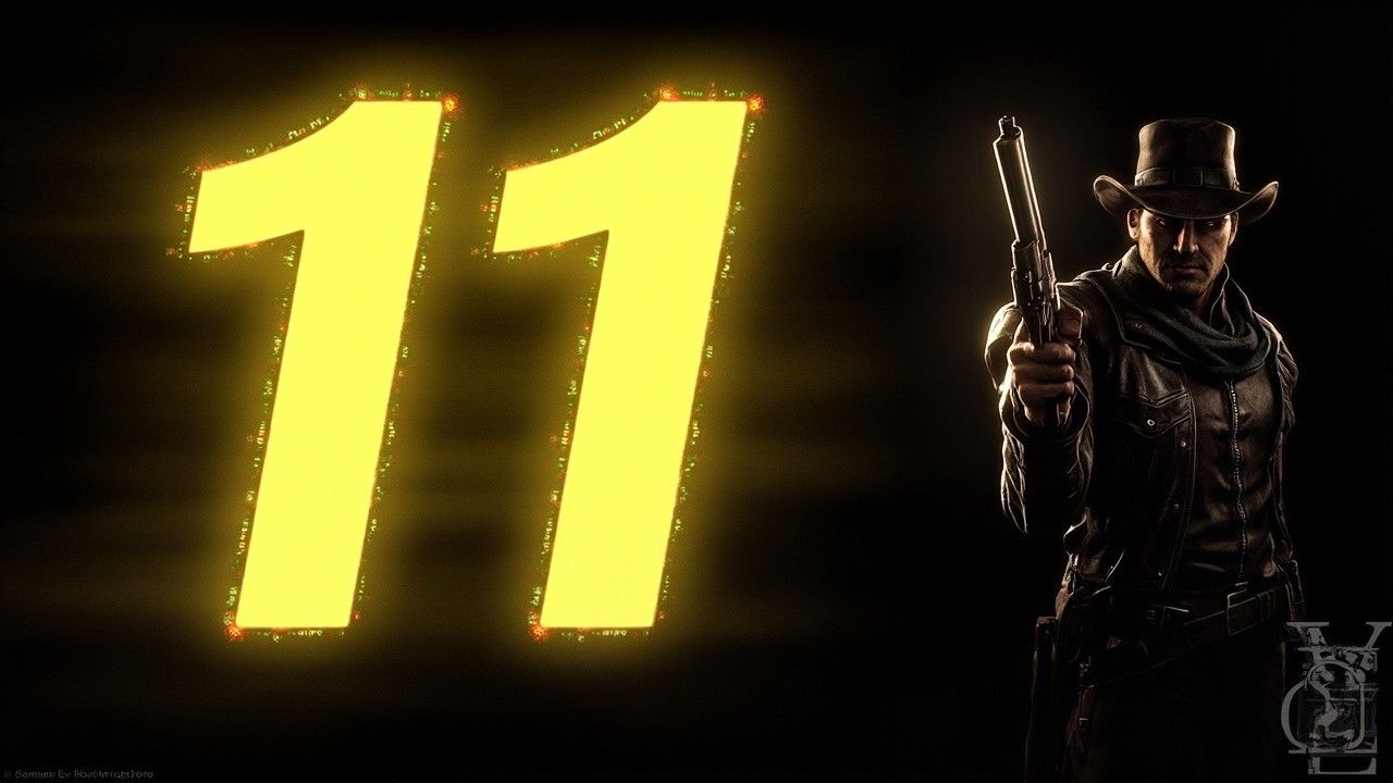 1280x720 John Marston with Number 11: Red Dead Redemption