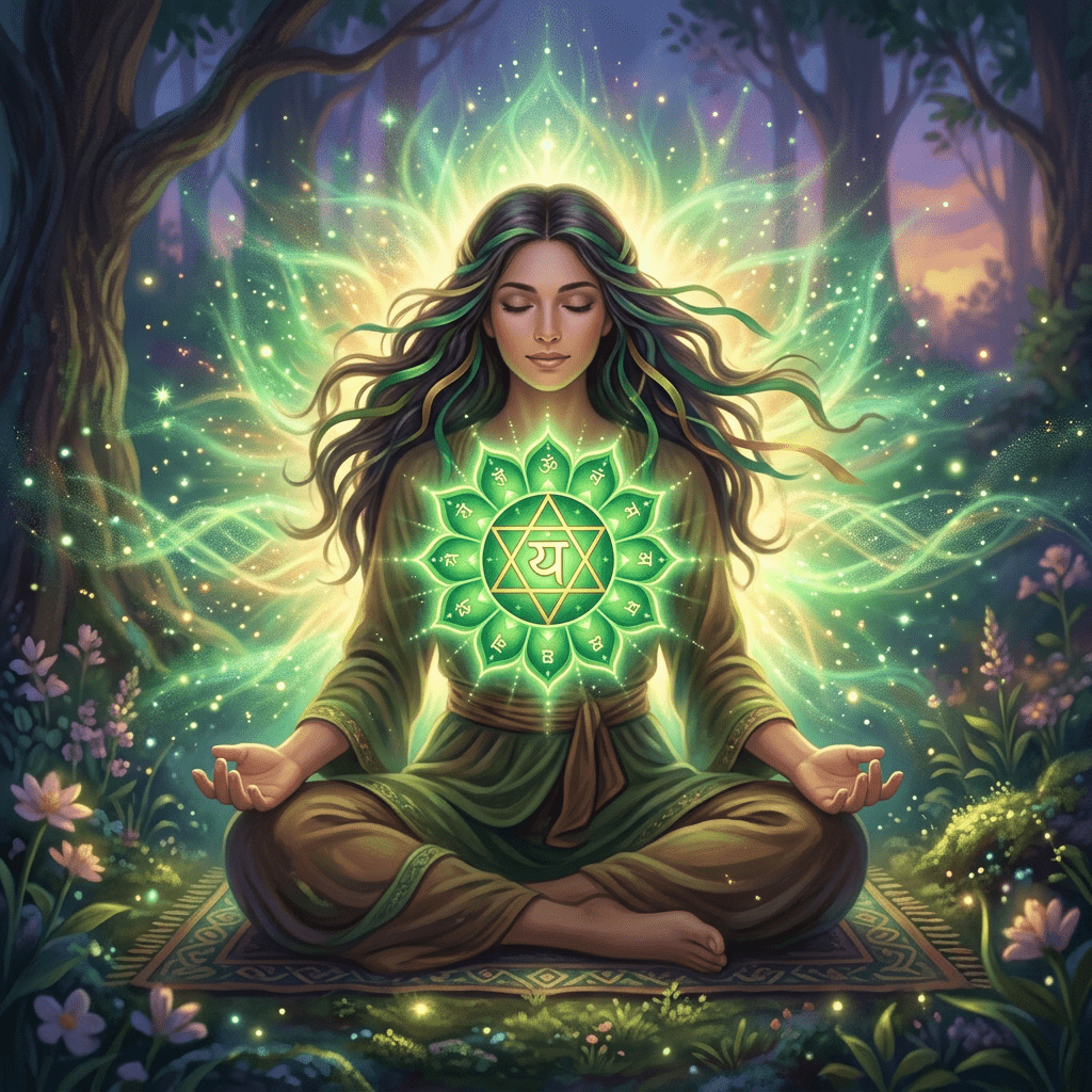 1024x1024 Heart Chakra: The Power Of Love. AI Art Generator. Easy Peasy.AI