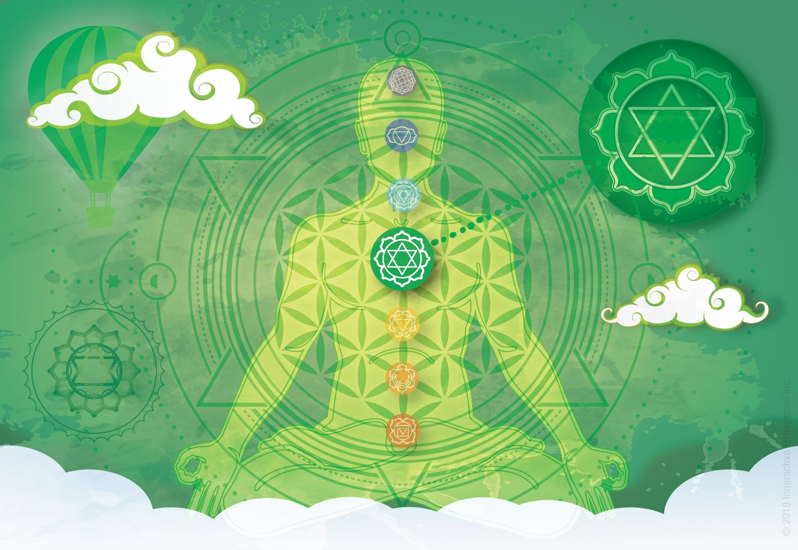 2560x1765 Heart Chakra Wallpaper