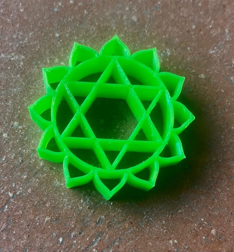 893x960 Heart Chakra (Anahata) by ciccio3D. Download free STL model