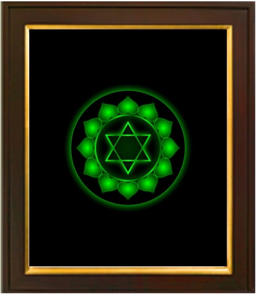 873x1000 Anahata Chakra Beautiful DIivine Spiritual Photo Frame (size 10X12) : Amazon.in: Home & Kitchen