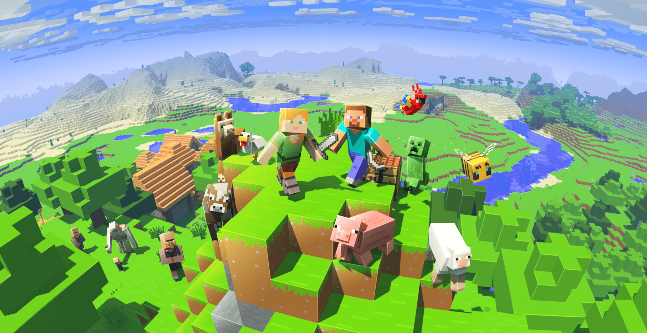 2100x1080 Created this wallpaper for PlanetMinecraft as their banner!