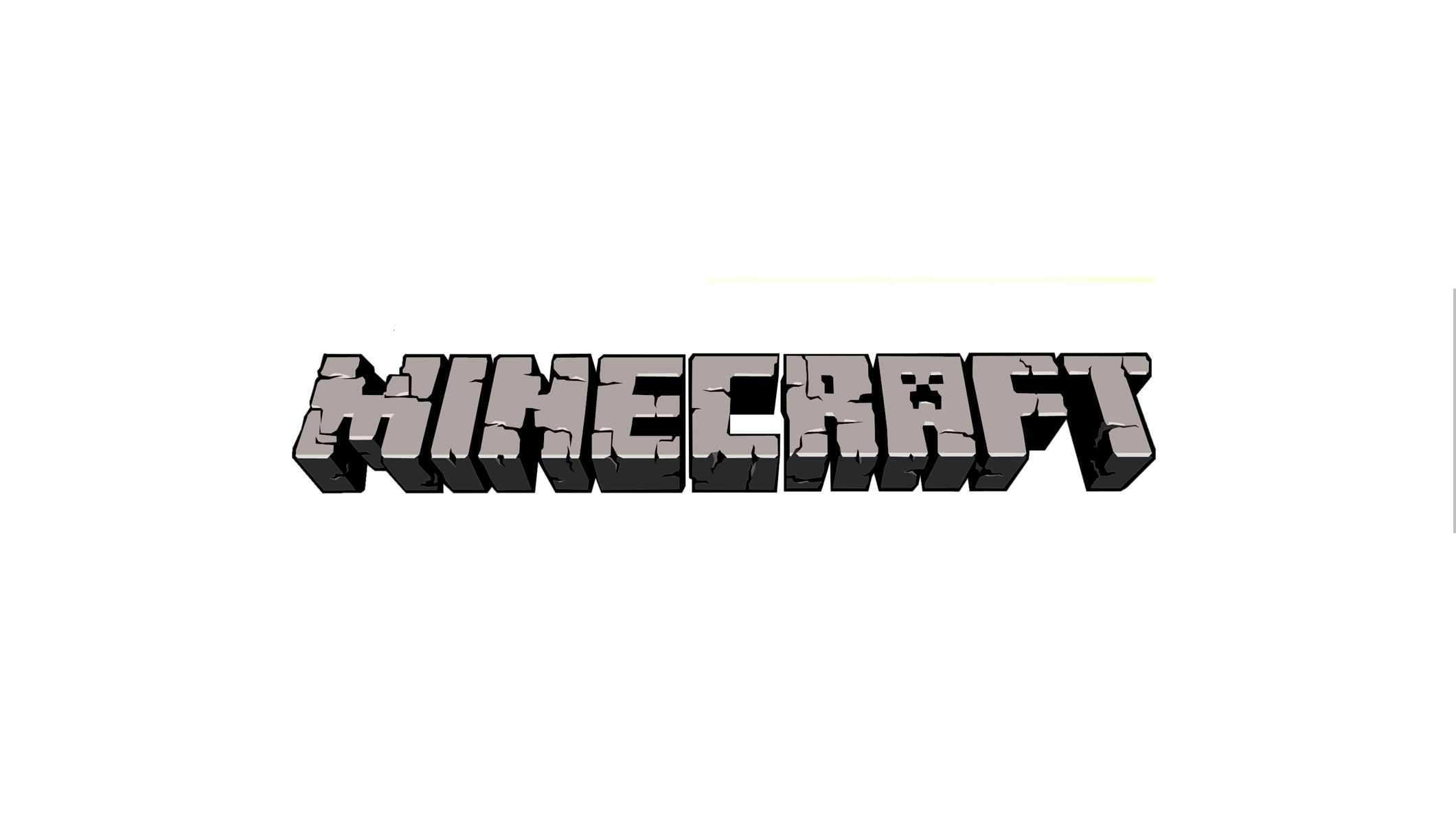2120x1192 Minecraft Logo YouTube Banner