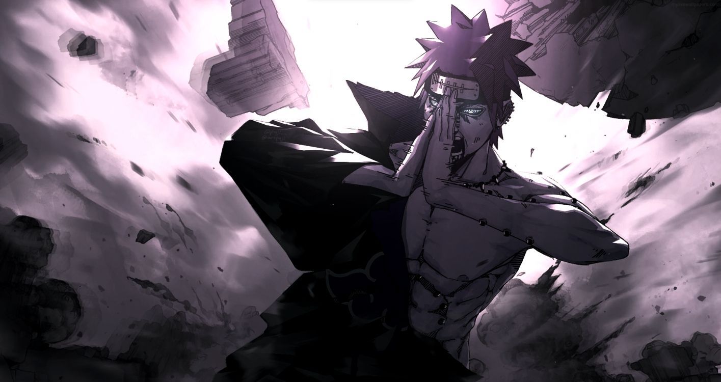 1415x750 Wallpaper Pain Naruto, Nagato, Sasuke Uchiha, Naruto Uzumaki, Itachi Uchiha, Background Free Image
