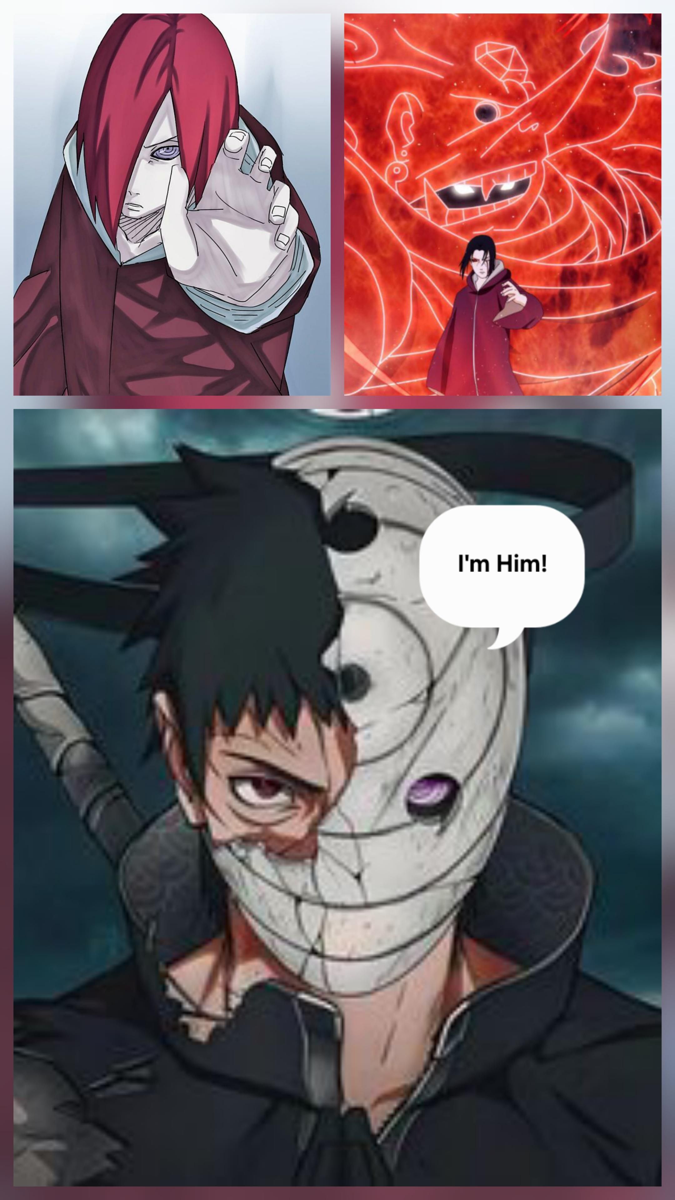 2160x3840 Edo Itachi and Nagato vs White Mask Obito