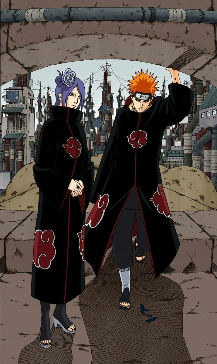 715x1200 Akatsuki manga wallpaper. Pain manga color, Nagato and itachi wallpaper, Naruto wallpaper